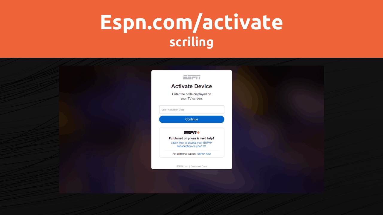 ESPN Com Activate
